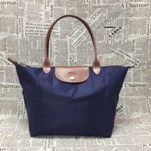 Longchamp Le Pliage Original Tote Bag Size large In Navy Blue NWT